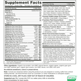 Food for Health Complete Whole Food Multivitamin Shake 1 lb 13.6 oz and Jaxx Shaker Blue 28 oz - Biosource Nutrition