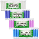 Assured 3-in-1 Cotton Travel Sets (4 Pack) - Biosource Nutrition