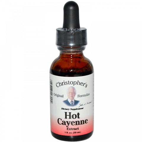 Christopher's Original Formulas Hot Cayenne Extract 1 fl oz - Biosource Nutrition