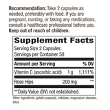 Nature's Way Vitamin C 500 with Rose Hips 100 Capsules (2 Pack)