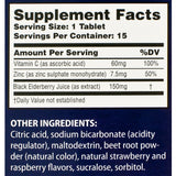 Sambucol Black Elderberry 15 Effervescent Tablets and Biosource Nutrition Pocket Pill Pack - Biosource Nutrition