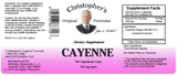 Christopher's Original Formulas Cayenne Pepper 100 Vegetarian Capsules (2 Pack)