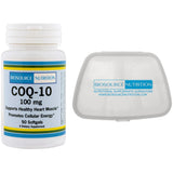 Biosource Nutrition COQ-10 100 mg 50 Softgels and Pocket Pill Pack - Biosource Nutrition