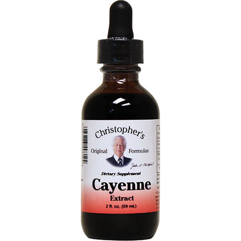 Christopher's Original Formulas Cayenne Extract 40000 HU 2 Fl oz. - Biosource Nutrition