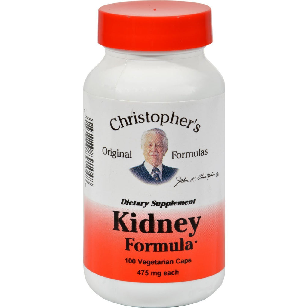 Christopher's Original Formulas Kidney Formula 100 Vegetarian Capsules ...