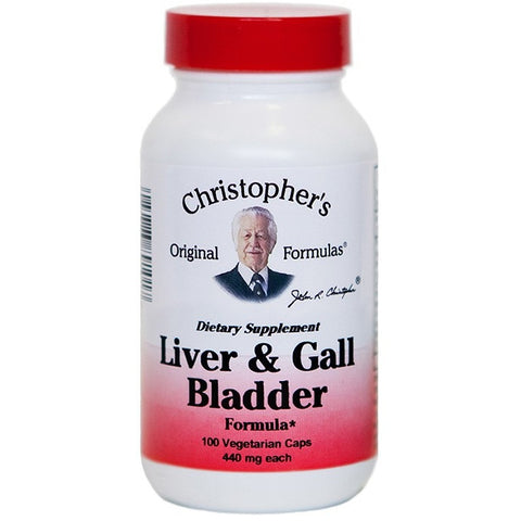 Christopher's Original Formulas Liver & GallBladder Formula 100 Vegetarian Capsules - Biosource Nutrition