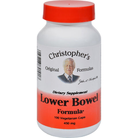 Christopher's Original Formulas Lower Bowel Formula 100 Vegetarian Capsules - Biosource Nutrition