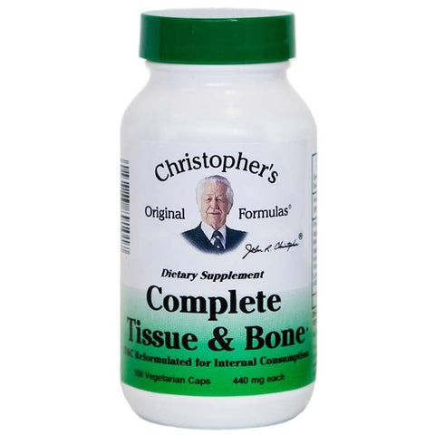 Christopher's Original Formulas Complete Tissue and Bone Formula 100 Capsules - Biosource Nutrition
