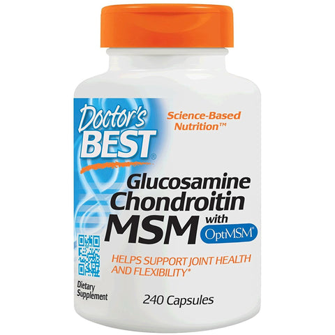Doctor's Best Glucosamine Chondroitin MSM 240 Capsules - Biosource Nutrition