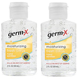 Germ-X Moisturizing Hand Sanitizer Fresh Citrus 2 fl oz. (2 Pack)