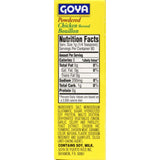 Goya Powdered Chicken Bouillon 2.82 oz (2 Pack) - Biosource Nutrition
