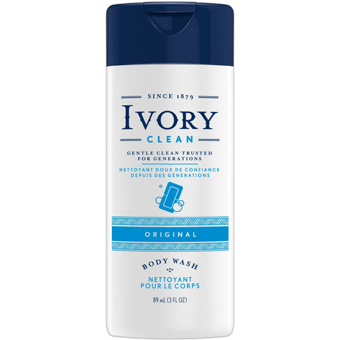 Ivory Original Scented Body Wash 3 fl oz. (2 Pack) - Biosource Nutrition