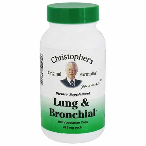 Christopher's Original Formulas Lung & Bronchial Formula 100 Capsules - Biosource Nutrition