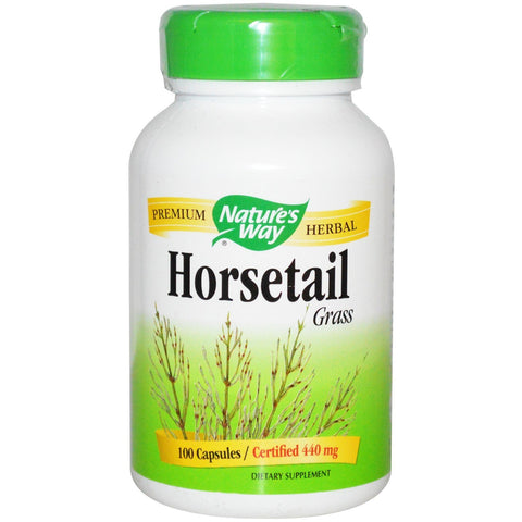 Nature's Way Horsetail Grass 100 Vegetarian Capsules - Biosource Nutrition