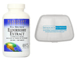 Planetary Herbals Elderberry Extract 180 Tablets and Biosource Nutrition Pocket Pill Pack - Biosource Nutrition