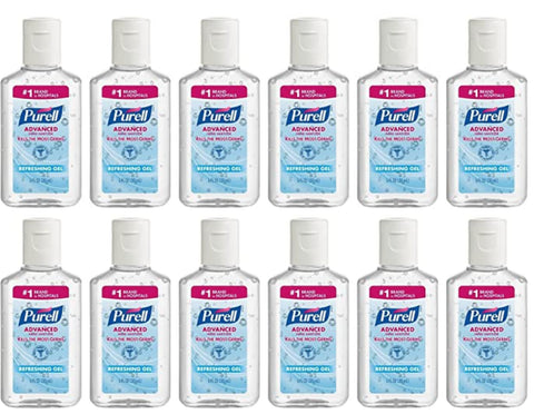Purell Advanced Hand Sanitizer Gel 1 oz. (12 Pack)