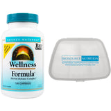 Source Naturals Wellness Formula 120 Capsules and Biosource Nutrition Pocket Pill Pack - Biosource Nutrition