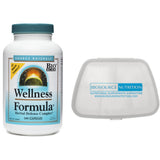 Source Naturals Wellness Formula 240 Capsules and Biosource Nutrition Pocket Pill Pack - Biosource Nutrition