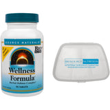 Source Naturals Wellness Formula 90 Tablets and Biosource Nutrition Pocket Pill Pack - Biosource Nutrition